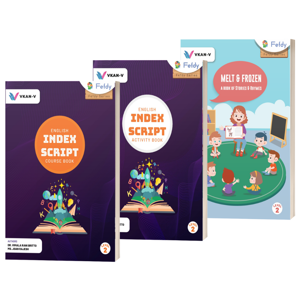 English Books + Stories & Rhymes Book – Level 2