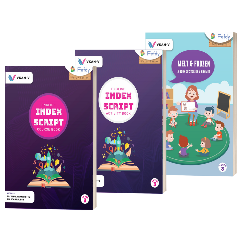 English Books + Stories & Rhymes Book – Level 3